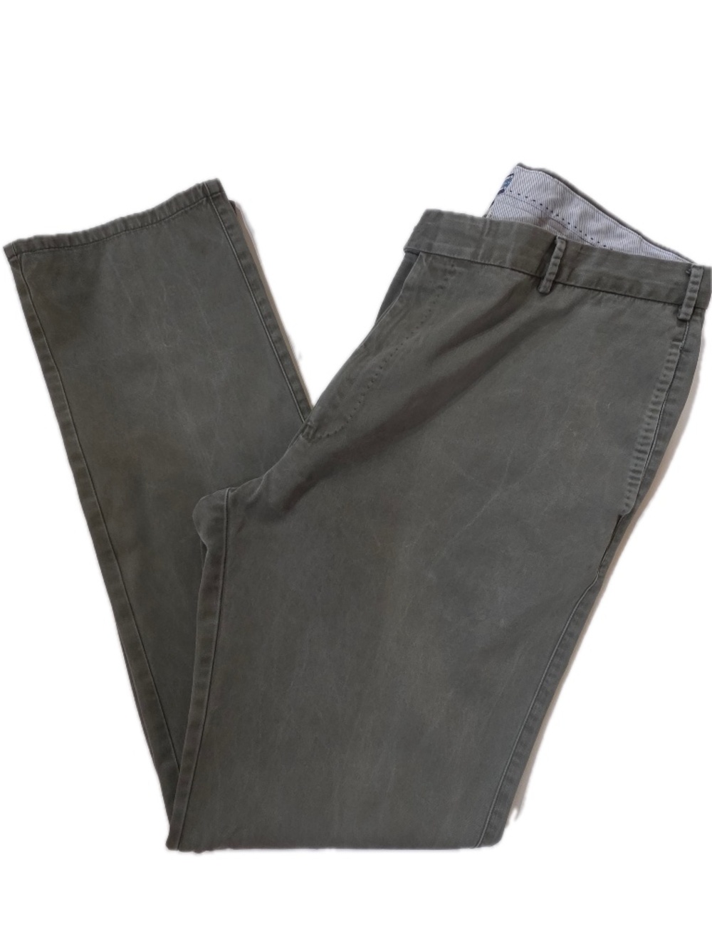 Peter Millar Pants Mens 34 Green Chino Cotton Canvas Regular Fit Pockets